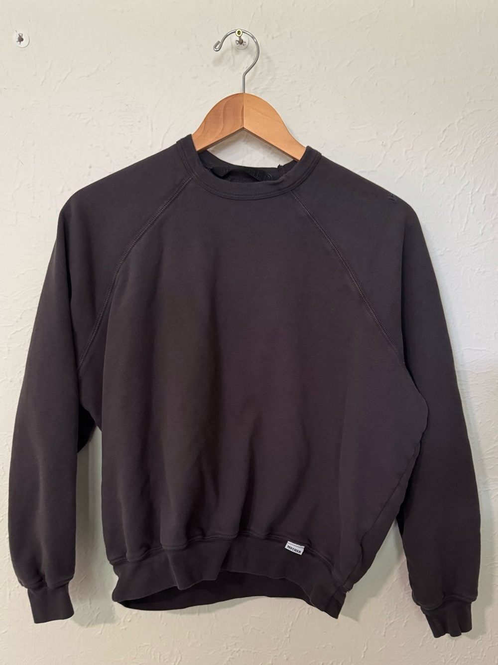 Mother The Biggie Concert Wash Faded Black Size XS